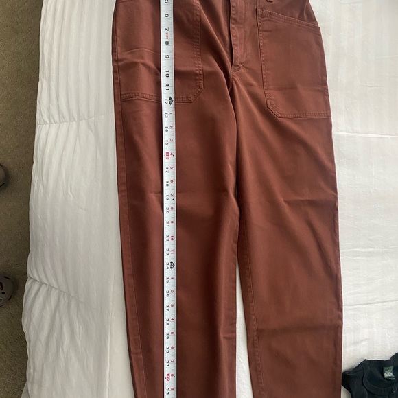 Universal Thread High-Rise Straight Leg Pants Rust Brown Size 8 - Picture 10 of 11